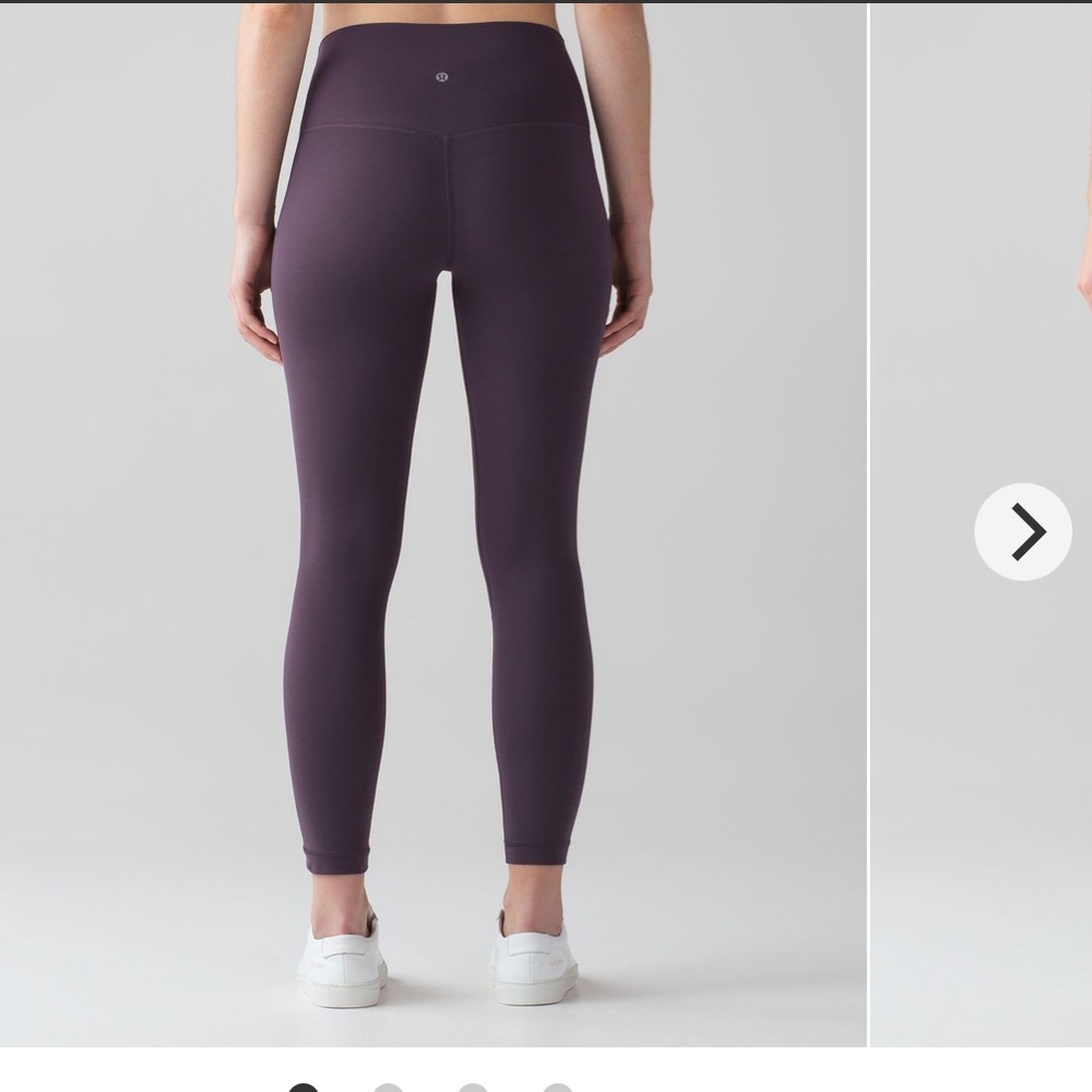 EUC Lululemon Align 25” inseam Purple Size 4